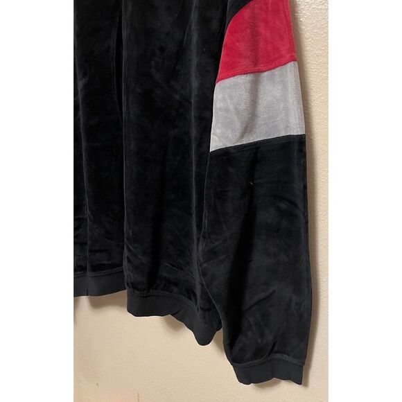 Vtg 80s John Blair Velvet Velour Feel Long Sleeve Polo Collar Shirt Mens Sz 3XL - Picture 12 of 15